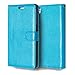 Produktbild Sony Xperia Z3 Hülle, CAXPRO® Handyhülle Premium Leder Brieftasche Flip Schutzhülle mit Standfunktion und Kartenfach für Sony Xperia Z3, Blau