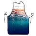Produktbild Dreamy Ocean Underwater Bubbles Sun Light Aprons Bib Unisex Lace Adjustable Polyester Chef Cooking Long Full Küchenschürzen