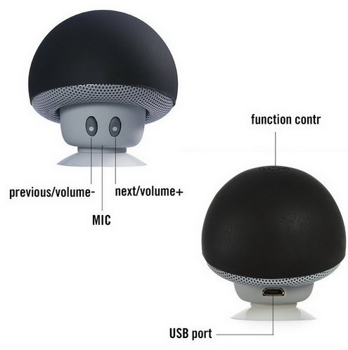 Altavoz Bluetooth Port  til y con Micr  fono - Potente Altavoz Inal  mbrico Equipado con Manos Libres para Tel  fonos M  viles - Compatible con iPhone  Samsung Galaxy  Nokia  HTC  Blackberry  Google  LG  Nexus  iPad  Tabletas  Ordenadores etc 