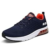 hugo boss orange schuhe herren  IceUnicorn Herren Laufschuhe Rutschfeste Atmungsaktiv Gym Sportschuhe Schnürer Outdoor Turnschuhe Joggen Schuhe Freizeit Sneaker(Blau/Orange,46EU)