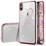 [Estuche híbrido ultra claro]: El estuche transparente de TPU es delgado y liviano para una durabilidad flexible. Diseño de vista clara de su iPhone Xs Max para preservar el aspecto natural y desnudo.