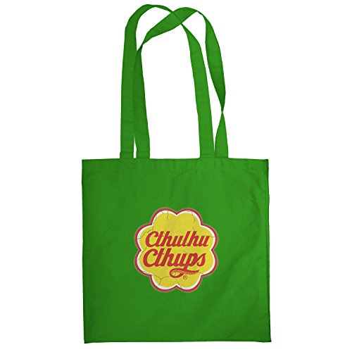 Preisvergleich Produktbild TEXLAB - Cthulhu Cthups - Stoffbeutel, grün