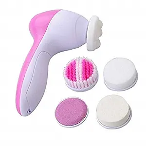 Twiclo Beauty Care Brush Deep Clean 5-in-1 Portable Electric Facial Cleaner Multifunction Massager Relief, Facial Massager, Facial Massager Machine for face, Facial Massager Machine