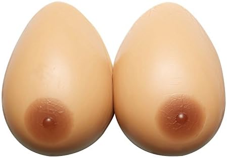 Suplyss Silicone Breast Forms False Boobs Fake Breast,100% Non-allergic Medical Silicone Breast for Mastectomy Crossdressing And More (1000g/pair-34DD/36D)