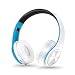 Produktbild owikar Wireless Bluetooth Kopfhörer faltbar Hand frei über Ohr Noise Cancelling Stereo Wireless Sport Headset Support TF Card Head-mounted Weiche Kopfhörer für PC, Handys und TV