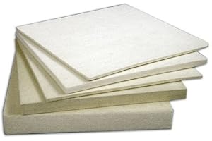 Hoja de fieltro de mezcla semicomprimida de 22,5 x 45 cm, para podología Body And Base Ltd (5 mm, 4 unidades)