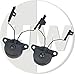Produktbild FMA Airsoft USSF Bump Helmet Rail Adapters Set Black for PELTOR Headset