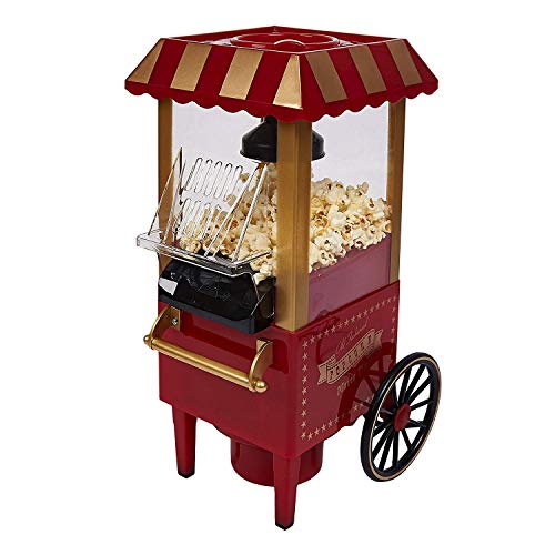 Retro Carnival Fun Fair Style Electric Hot Air Popcorn Maker Machine Popper 1930's Style by Express trading