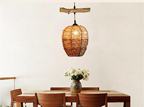 Preisvergleich Produktbild GZLight Decke Pendelleuchten Rattan 26 * 27 cm