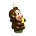Vovotrade® Children Happy Birthday Party Smokeless Monkey Candle Charming Gifts