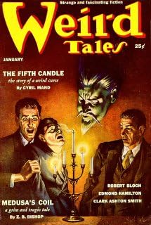 Weird Tales inc. The Fifth Candle - Mini Metal Wall Sign 15 x 20cms