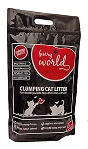 Furry World - Best Clumping Ball Shaped White Bentonite Cat Litter