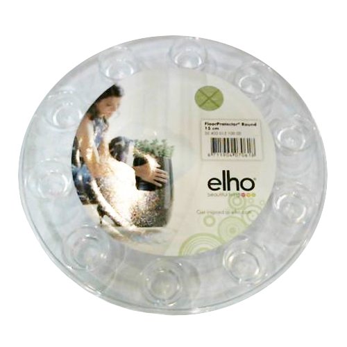 ELHO 5540201510000 Blumentopfuntersetzer floorprotector rund, 15 cm, transparent