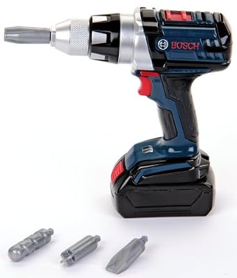 Klein - 8264 - Jeu d'imitation - Visseuse à accu. Bosch Blue Line avec fonctions réalistes
