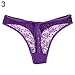 Produktbild ypypiaol 2019 neueste sexy anhänger v-string briefs höschen tangas g string spitze frauen höschen low taille thongs underwear erotische höschen Purple