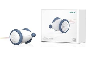 Cheerble Juguete Interactivo para Gatos Wicked Mouse UP (Azul-N)