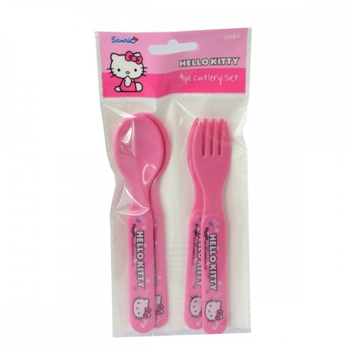 Hello Kitty 4 Piece Flatware Set