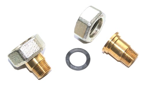 Wilo 4092743 Verschraubung aus Messing R 1/2 Zoll a/d 15 ixG 1 i, VE -1 Satz