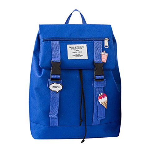 Preisvergleich Produktbild CLOOM Kinder Rucksack Mädchen Jungen Student Schulter Schultasche Familie Reisen Rucksack Tasche Eltern-Kind-Rucksack Kleiner Rucksack Damen Herren Outdoor Vintage Rucksack Leichter (Dunkelblau, S)