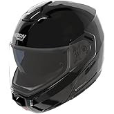 Nolan N90-3 06 Classico 301 &Ccedil;ene A&ccedil;ılır Motosiklet Kaskı Parlak Siyah XXL