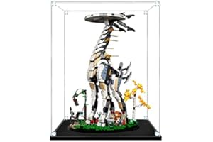 icuanuty Vitrine Schaukasten für Lego 76989 Horizon Forbidden West Langhals, Acryl Vitrine für Figuren/Modelle/Sammlerstücke (Nur Vitrine, Kein Modell)