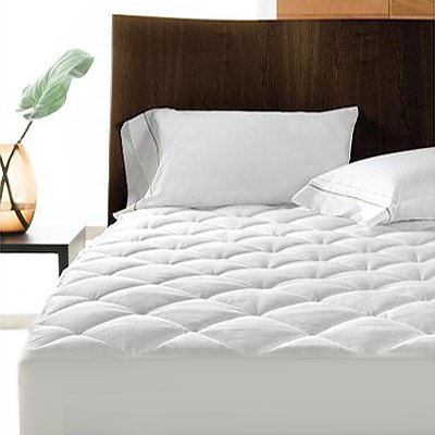 Linens Limited Polycotton Quilted Mattress Protector, Extra Deep, Double
