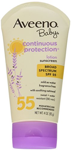 Aveeno Sunblock Lotion Spf#55 Baby 4oz (2 Pack)