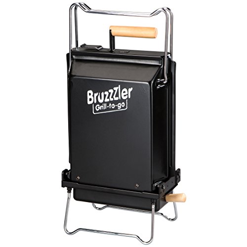 Bruzzzler Klappgrill mit hitzebeständiger Tragetasche – Kompakt-Grill – selbstlöschend und selbstreinigend - 3