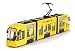 Produktbild Dickie City Liner Gelbe Straßenbahn mit Freilauf ca. 46 cm Türen zum Öffnen