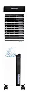 COMRADE Prime 50 Air cooler Tower with Everlast Pump, Auto Fill, 4-Way Air Deflection and High Density Honeycomb pads; White
