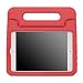 Produktbild MoKo Hülle für iPad Mini 4 - Superleicht Eva Stoßfest Kinderfreundlich Kinder Schutzhülle mit umwandelbarer Handgriff Handle und Standfunktion, Rot