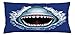 Produktbild Trsdshorts Shark Throw Pillow Cushion Cover, Attack of Open Mouth Sharp Teeth Sea Danger Wildlife Ocean Life Cartoon, Decorative Square Accent Pillow Case, 18 X 18 inches, Navy Blue Grey Fuchsia