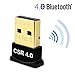 Produktbild BenefitSheen kabelloser Bluetooth-CSR-4.0-Stecker mit USB-Anschluss für PCs mit Windows 10/8/7/Vista/XP 32/64, Raspberry Pi Linux, schwarz