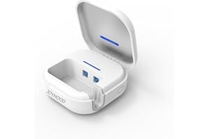 JOYHOOD Boîte de désinfection de brosse à dents ultraviolette portable multifonctionnelle UV-C, désinfection des écouteurs + smart + montage mural, chargement USB, brosse à dents universelle (A)