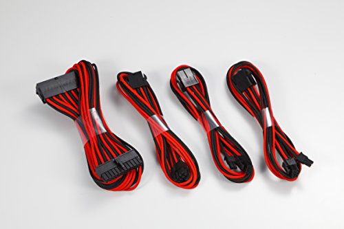 Preisvergleich Produktbild Phanteks Anschlussgarnitur Stromversorgung – Cables elektrischen (schwarz, rot)