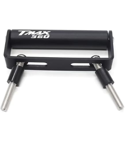 Barre De Fixation Pour Smartphone/GPS - Compatible Yamaha X-Max 250 (2014-2016) Et X-Max 400 (2012-2016) - Diamètre 22 Mm - Noir