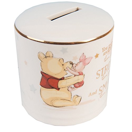 Widdop & Co. Disney Magical Beginnings - Hucha de Cerámica, Diseño de Winnie The Pooh