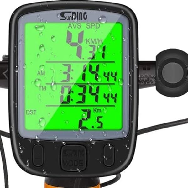 Retoo Waterdichte fietscomputer met 25 functies, draadloze fietscomputer  met snelheidsmeter, kilometerteller, multifunctioneel lcd-scherm, zwart :  Amazon.nl: Sport \u0026 outdoor