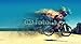 Produktbild Alu-Dibond-Bild 130 x 70 cm: "Pro moutain bike racer running so fast!", Bild auf Alu-Dibond