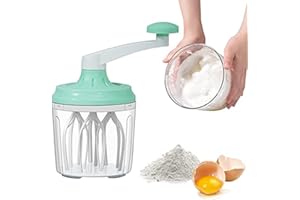 Erato Batidor Manual Batidor De Huevos, Batidor Manual Batidor De Mano, Batidor Manual Batidor De Leche Manual 1200ml Batidor Batidor Doméstico, Verde