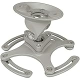 ivolum universal beamer-deckenhalterung pdh130 Deckenabstand nur 13,4 cm TecTake Universal Beamer Deckenhalterung Deckenbefestigung bis 30 kg - Diverse Modelle - (Grau  Nr. 400711)