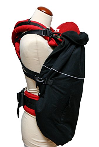 manduca by MaM 199-41-13-003 Deluxe Cover Flex, Regencover, one size, schwarz