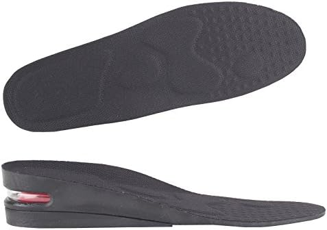 Y2C Women's 2-Layer Height Increase Elevator Shoes Insoles (approx 2 inches) Black 5-8.5 and Random Gift