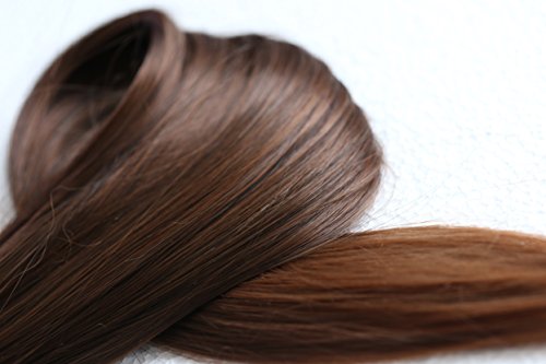 PRETTYSHOP XXL 60cm 8 teiliges SET Clip In Extensions Haarverlängerung Haarteil hitzebeständig glattbraunmix #4T30 CES12 - 2