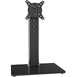 Hemuduplus Supporto TV da Tavolo, Piedistallo TV Universale per 13 a 32 Pollici, Supporto Monitor con Girella 100º, Porta Mon