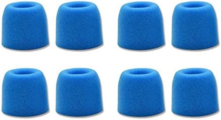 Lovinstar Replacement Foam Ear tips sleeves fit for SHURE SE110 SE115 SE210 SE215 SE310 SE315 SE420 SE425 SE530 SE535 In-Ear Headphones Earphones (Blue)