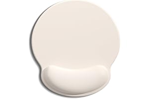 Auhoahsil Ergonomisches Mauspad mit Handgelenkauflage, bequemes Silikon, rutschfest, Computer-Schmerzlinderung, Gel-Mauspad mit Handgelenkstütze für Gaming, Arbeit, Büro, Damen und Herren, niedliches