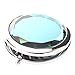 Folding Makeup Mirror - TOOGOO(R)Travel Compact Pocket Crystal Folding Makeup Mirror ,Ocean Blue
