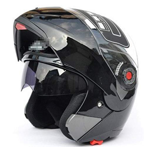CPDZ Flip - over full helmet motorcycle helmet cp wear - resistant motorbike helmet with two lenses outdoor sports helmet,L