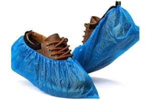 CHAWLA Disposable Shoe Covers, Extra Grip Overshoes Plastic Protective Shoe Cover | 100 Covers |